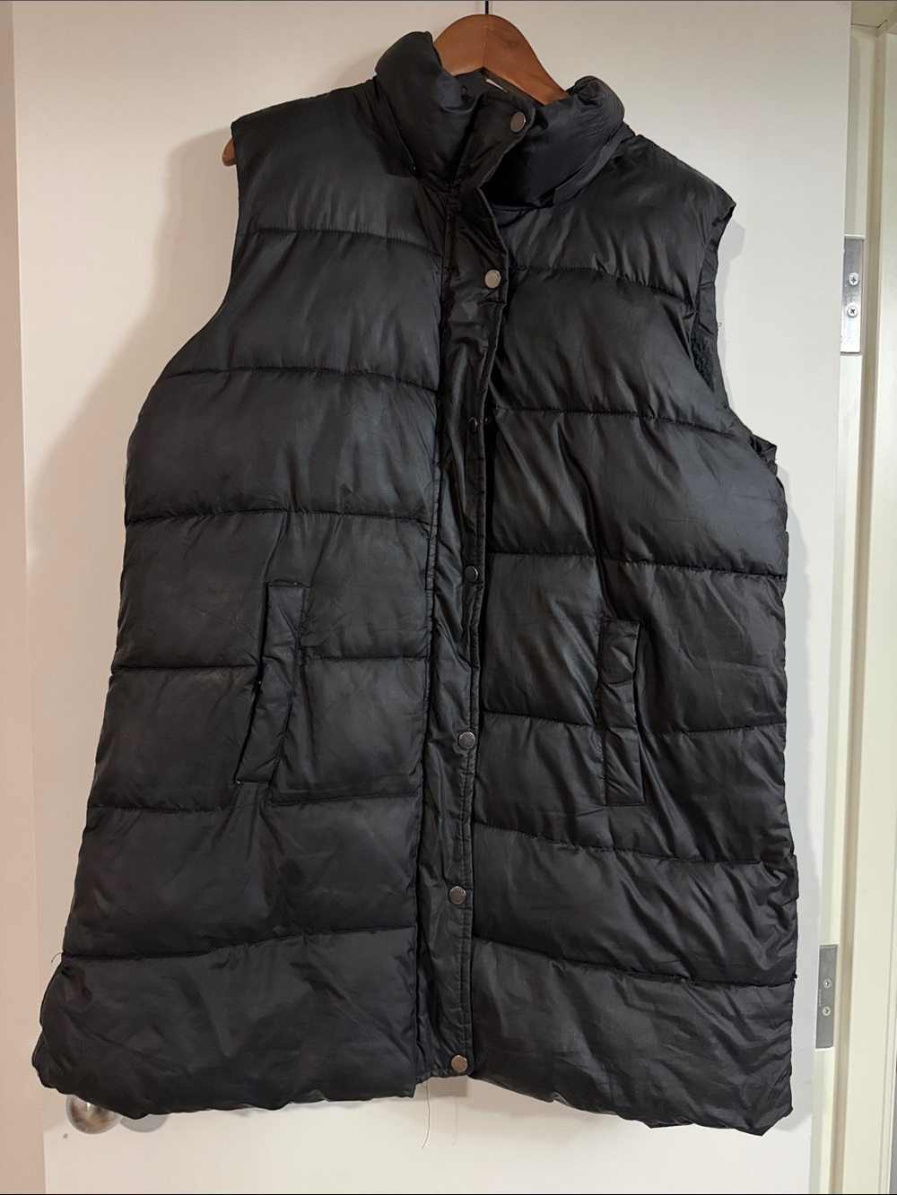 Weatherproof Black Quilted Puffer Vest - Sleeveless Insulated Coat